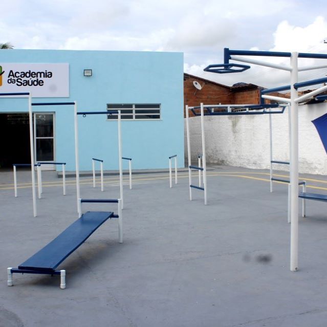 Reinauguração da Academia da Saúde.