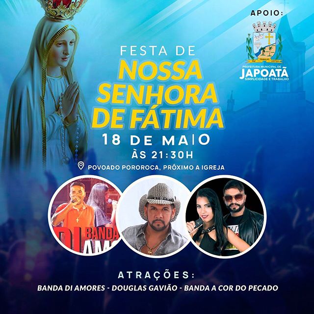 Festa de Nossa Senhora de Fátima no Povoado Pororoca