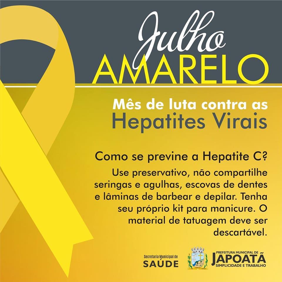 Julho amarelo. 💛