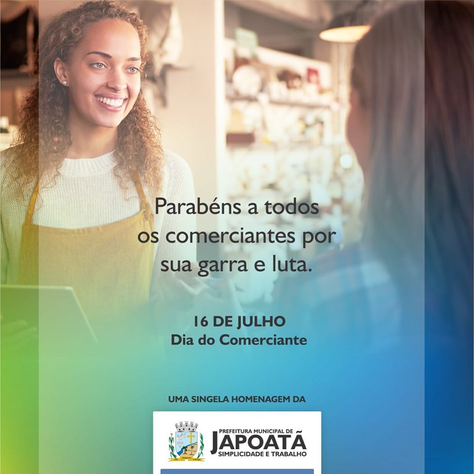 A todos vocês que são responsáveis pela economia do nosso município. Parabéns por sua garra e luta.