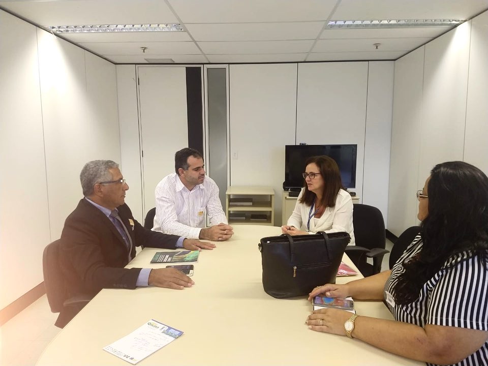 Prefeito foi a Brasília em busca de recursos e investimentos para o município.