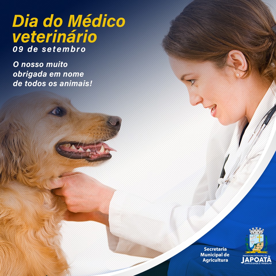 Hoje é dia de agradecer e homenagear quem cuida com carinho de nossos animais. Parabéns a todos os médicos veterinários do município!