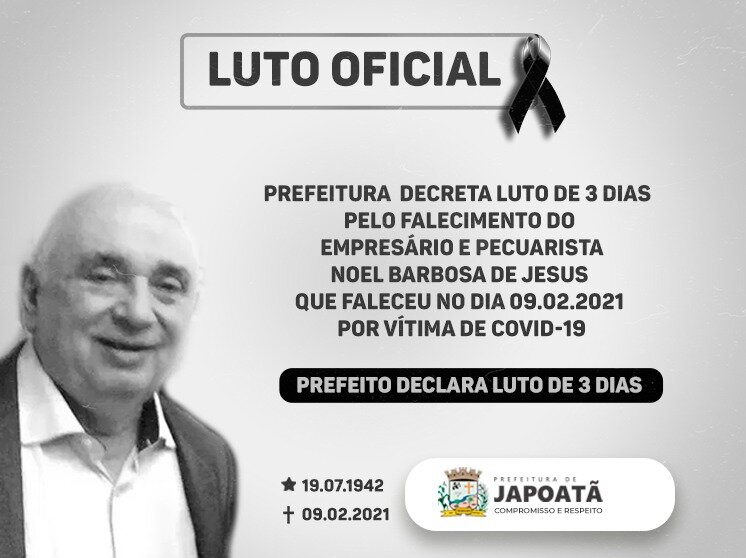 LUTO OFICIAL DE 3 DIAS