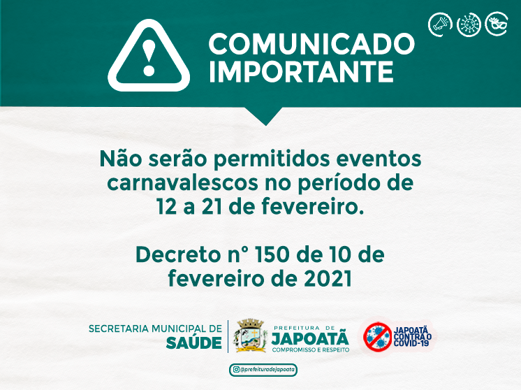 COMUNICADO IMPORTANTE