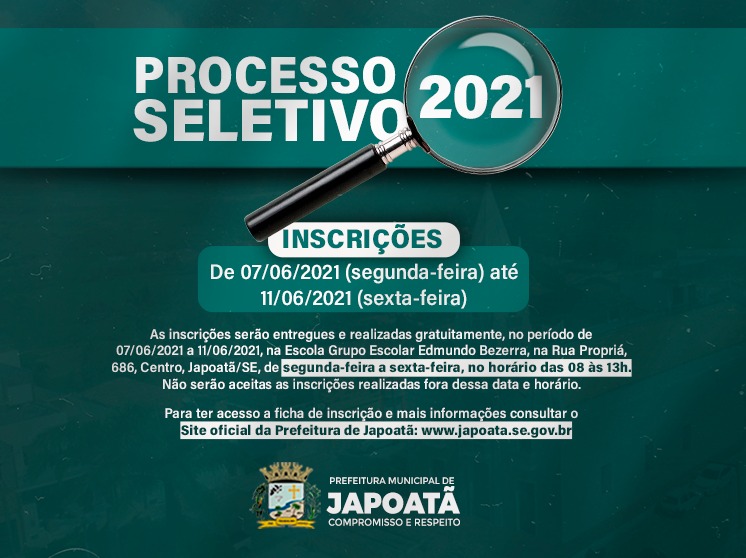 Processo Seletivo 2021