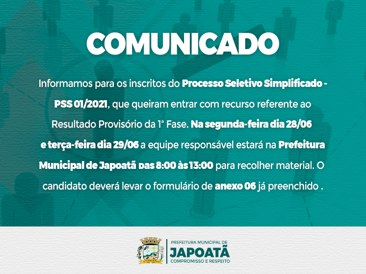 Processo Seletivo 2021