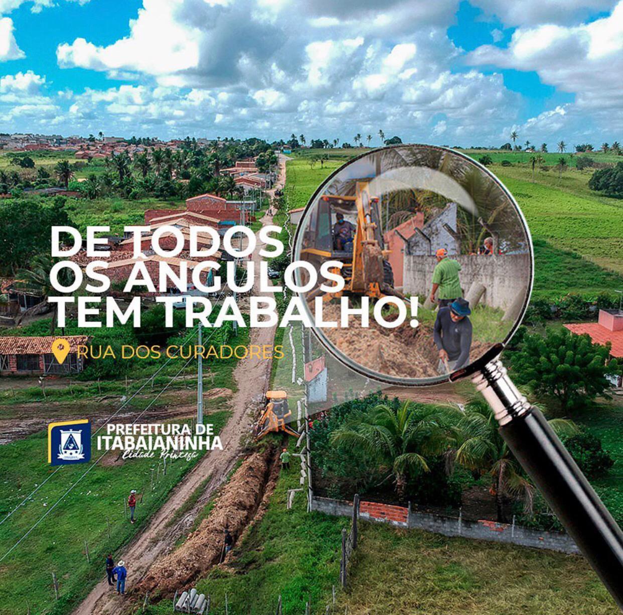 DE TODOS OS ANGULOS TEM OBRA ACONTECENDO