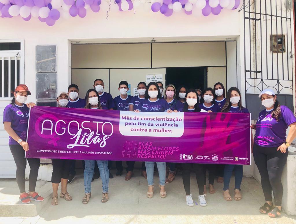 Agosto Lilás: Blitz Educativa nas ruas de Japoatã