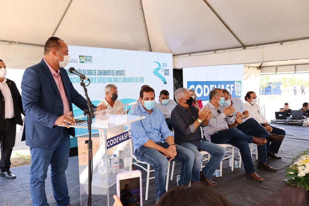 Inauguração da Obra de Saneamento básico de Japoatã