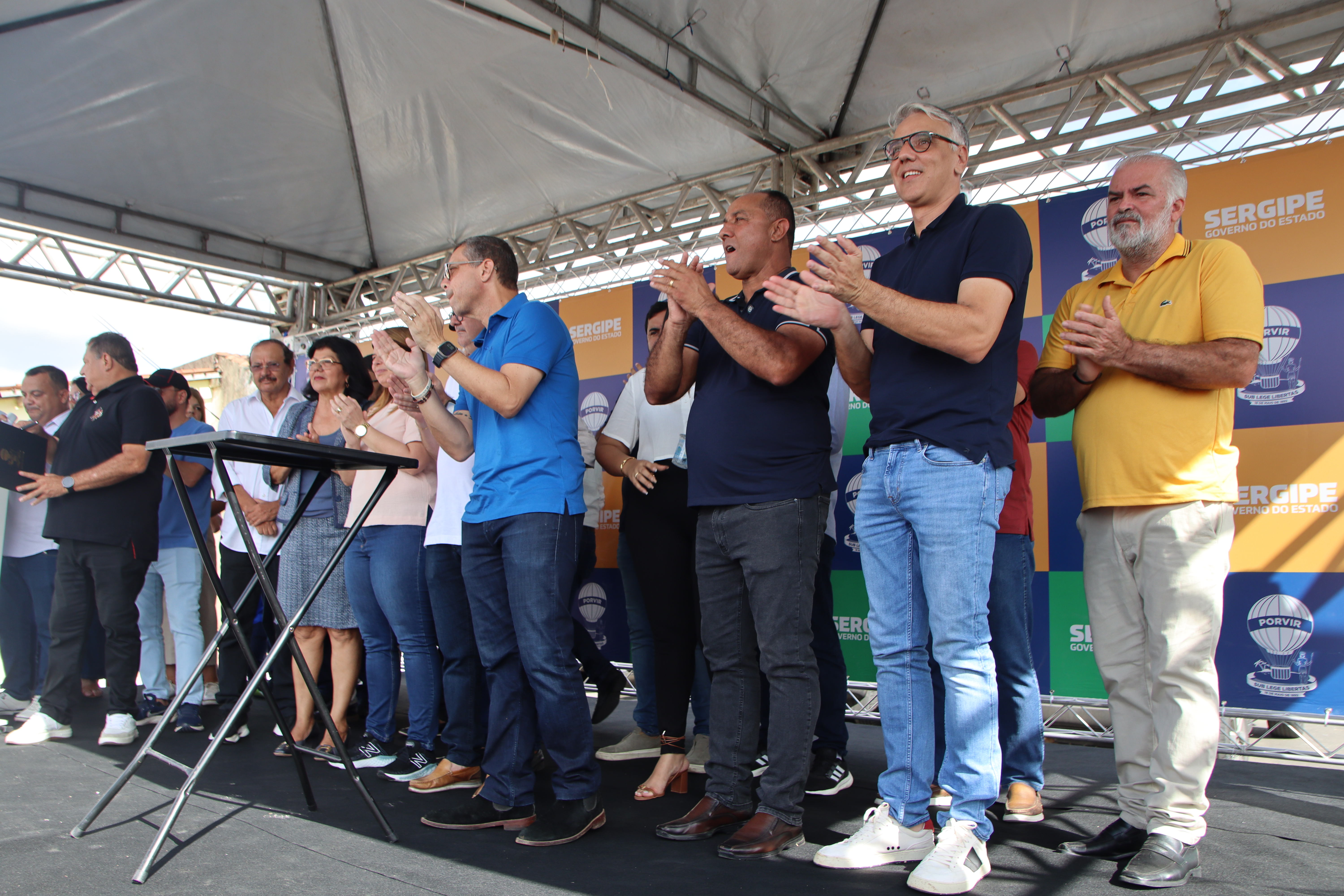 INAUGURAÇÕES, ORDEM DE SERIVÇO E RECEBIMENTO DE CAÇAMBA