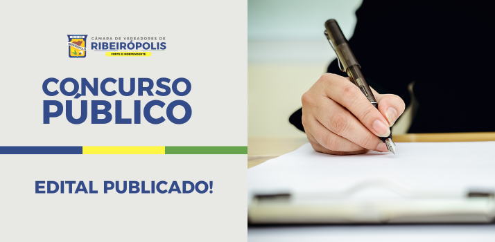 Edital do Concurso publicado!