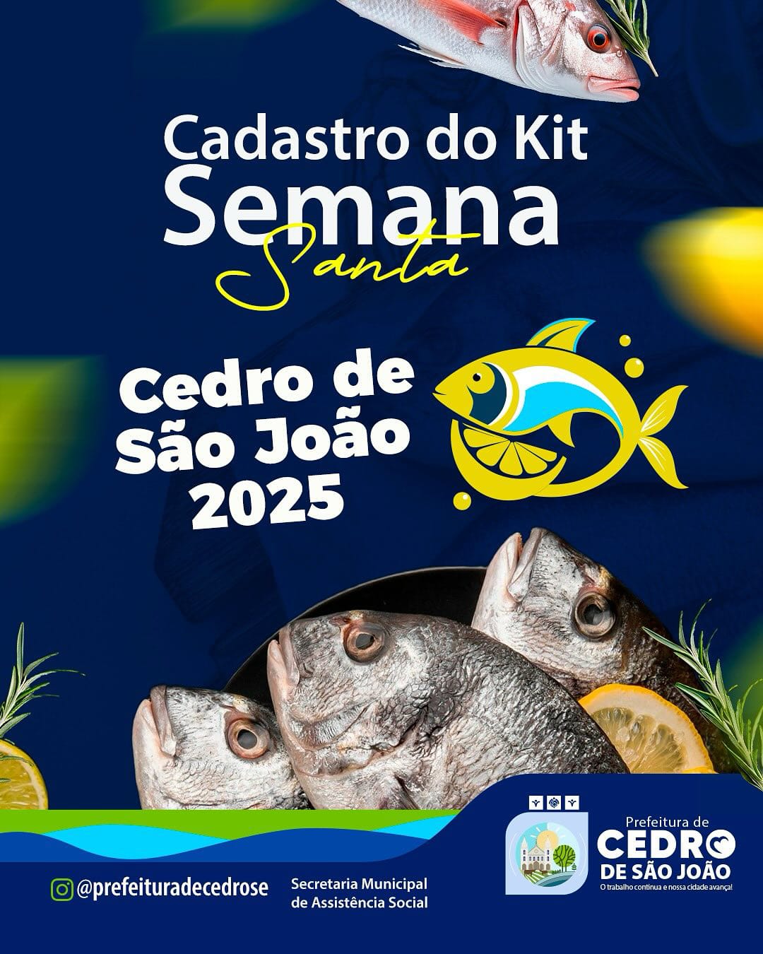 Cadastro para o Kit Semana Santa