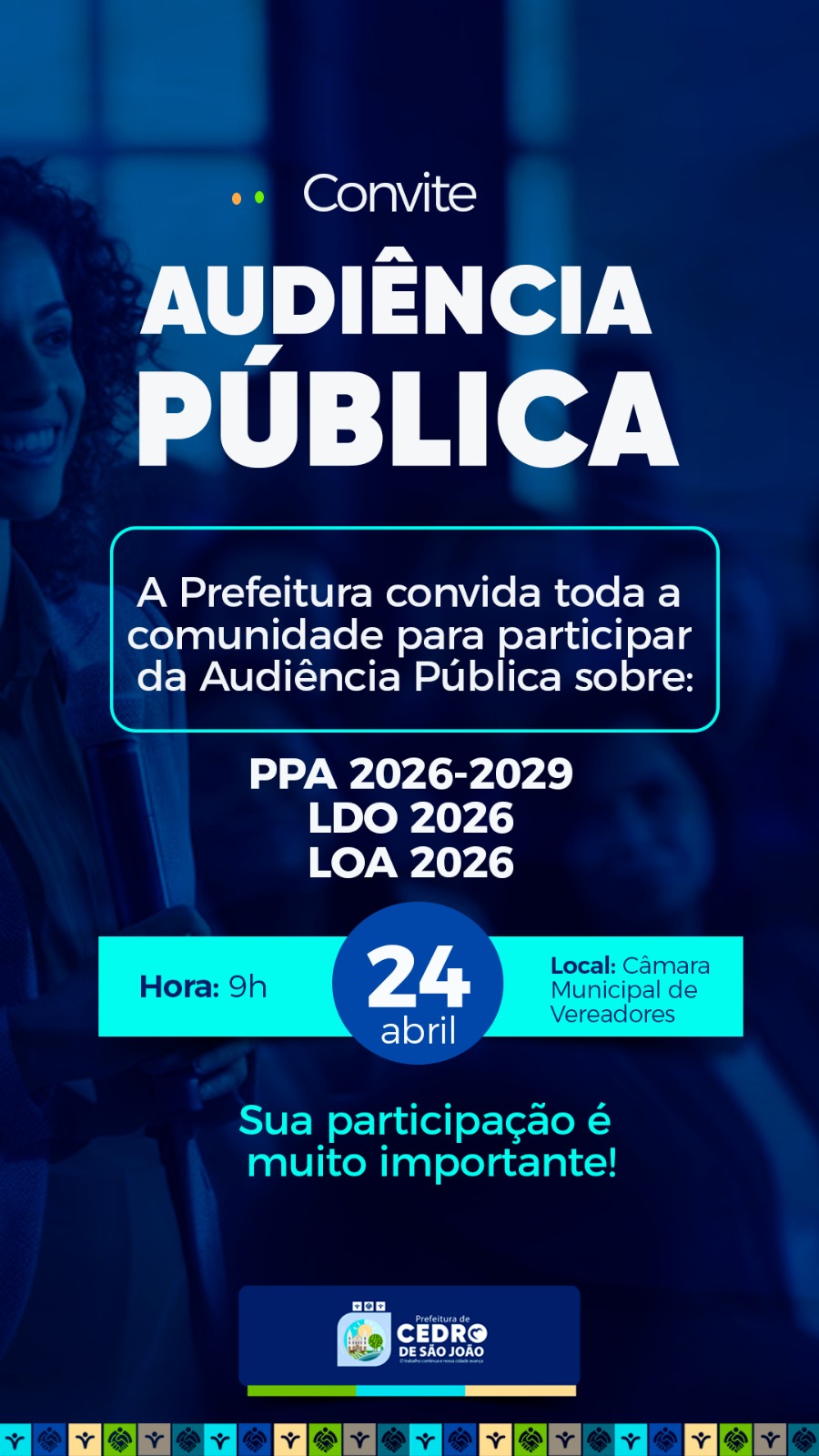 CONVITE - AUDIÊNCIA PÚBLICA